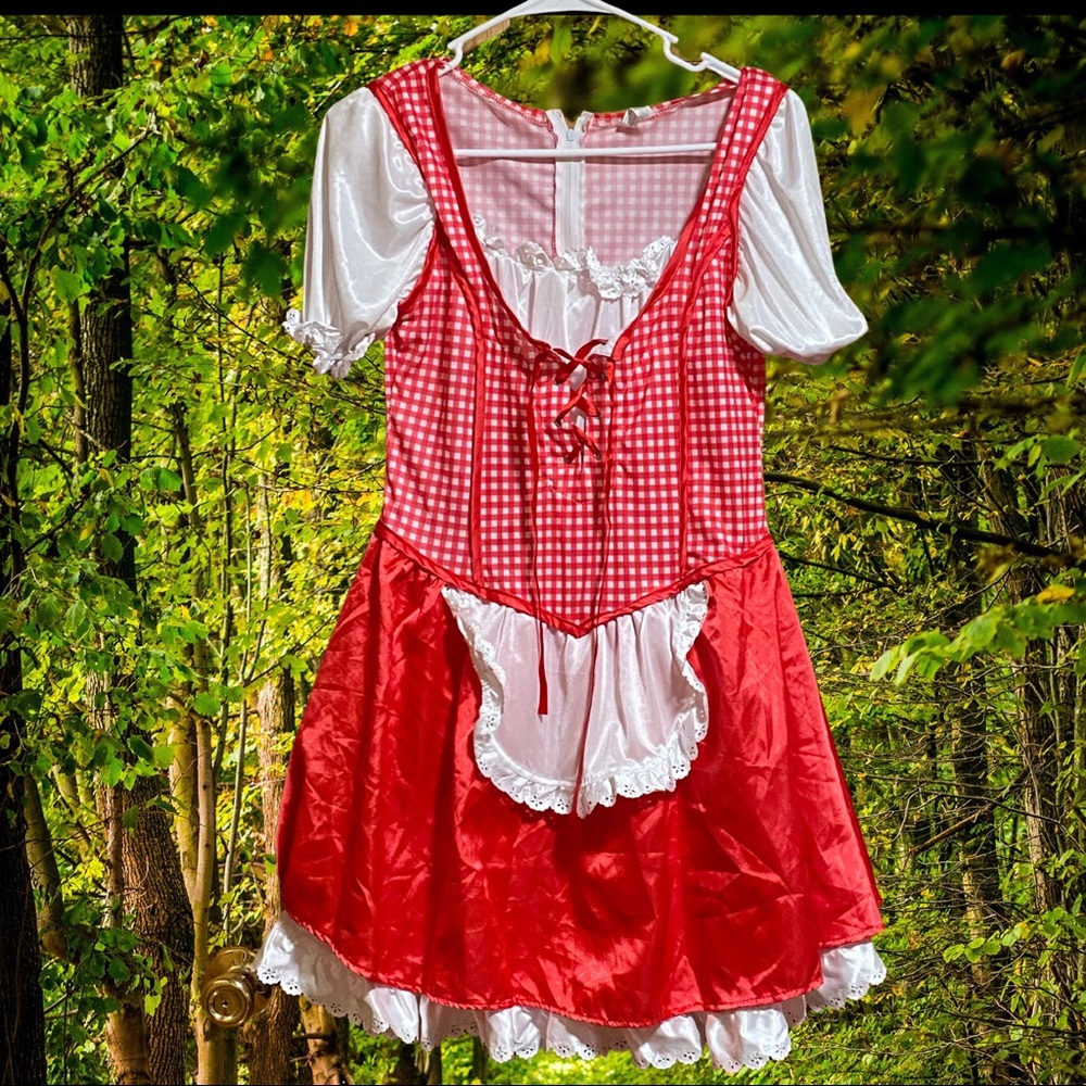 Little Red Riding Hood Dress Size Junior Large
